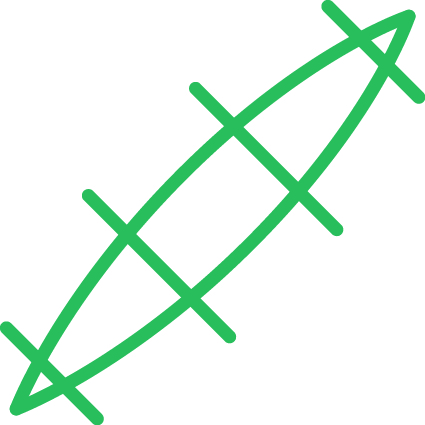 Ablation agrafe, fils